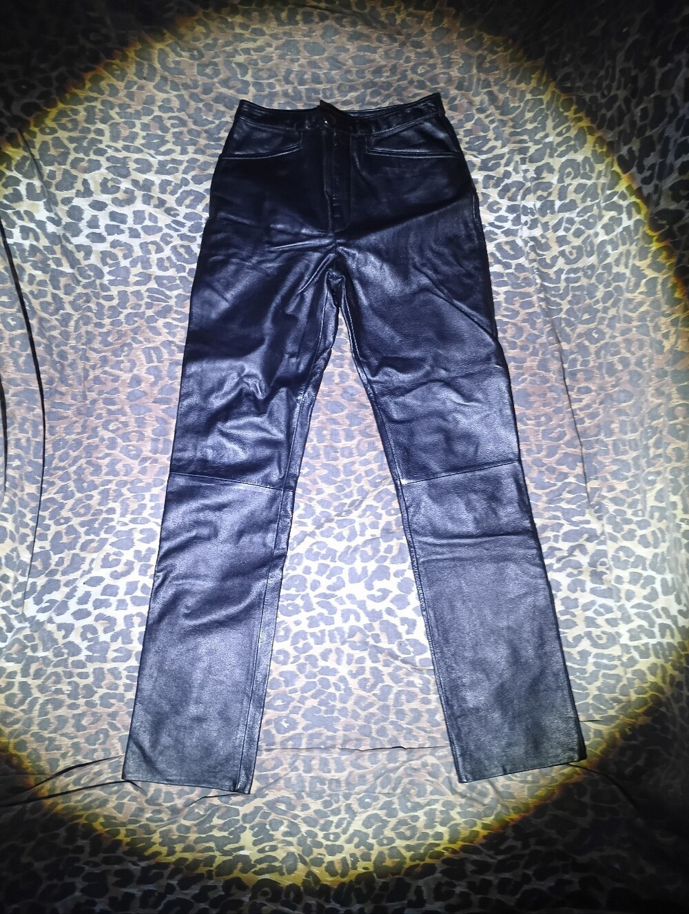 Vintage Wilsons Leather Maxima Black Genuine Leather Pants High Rise